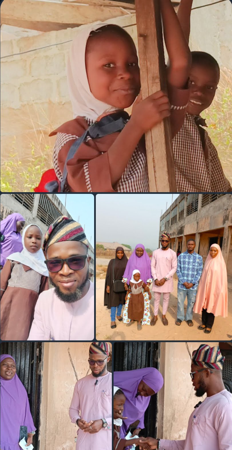 AUCHI BLOG Grants 7 Years Old Zakiya Usman Life Scholarship in Auchi, Calls for more Support