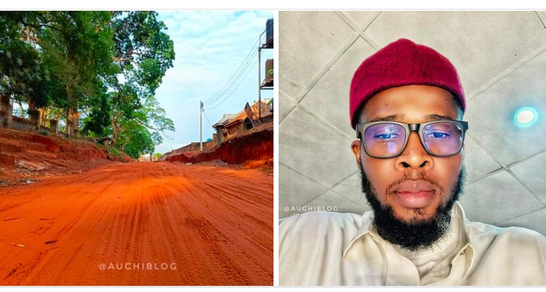 The Community’s Eye Rants, Calls out Ozomode, Igbei Daudus over Man-Made Erosion of Cemetery Road