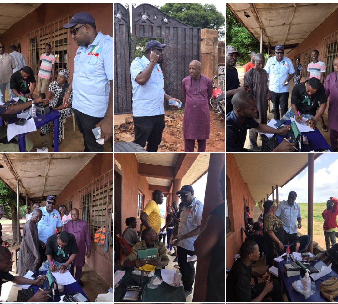 Hon. Hussen Lecky Monitors Continuous Voters Registration across the four wards in Auchi